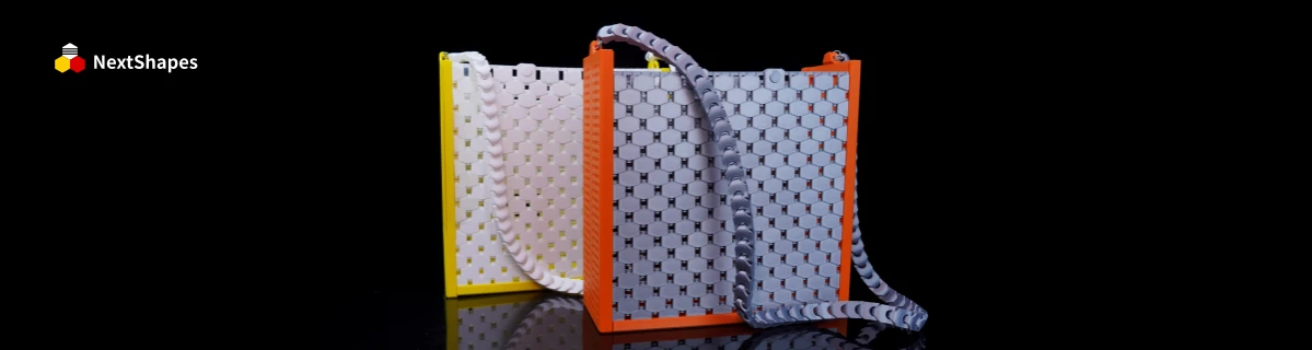 Collection of 3D printed multi-color assembly toys made with NextShapes Standard PLA filament, showcasing smooth surface finish, precise dimensional accuracy, and easy assembly compatibility