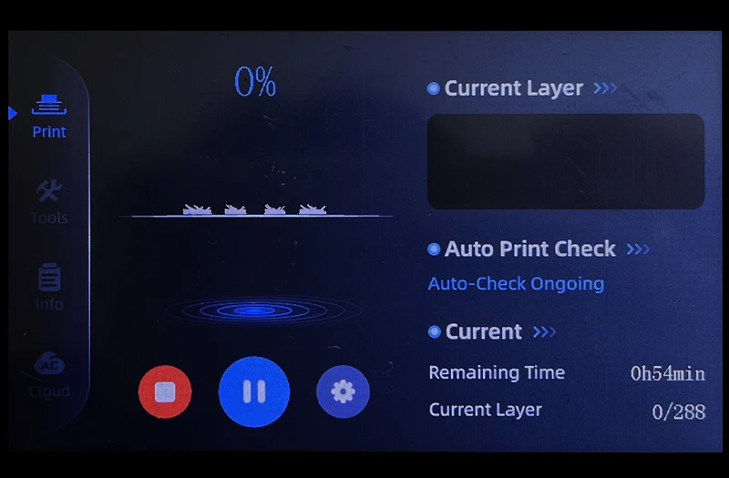 printing settings for mono m5s pro