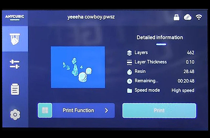 printing settings for mono m7 pro