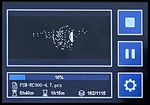 printing settings for sonic mega 8k s