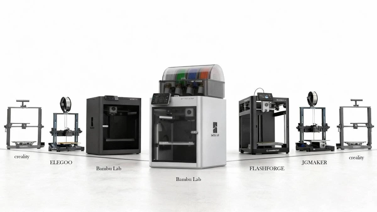 Compatibility display of NextShapes PETG HF filament with major FDM printer brands (Bambu Lab, ELEGOO, etc.), highlighting broad ecosystem support