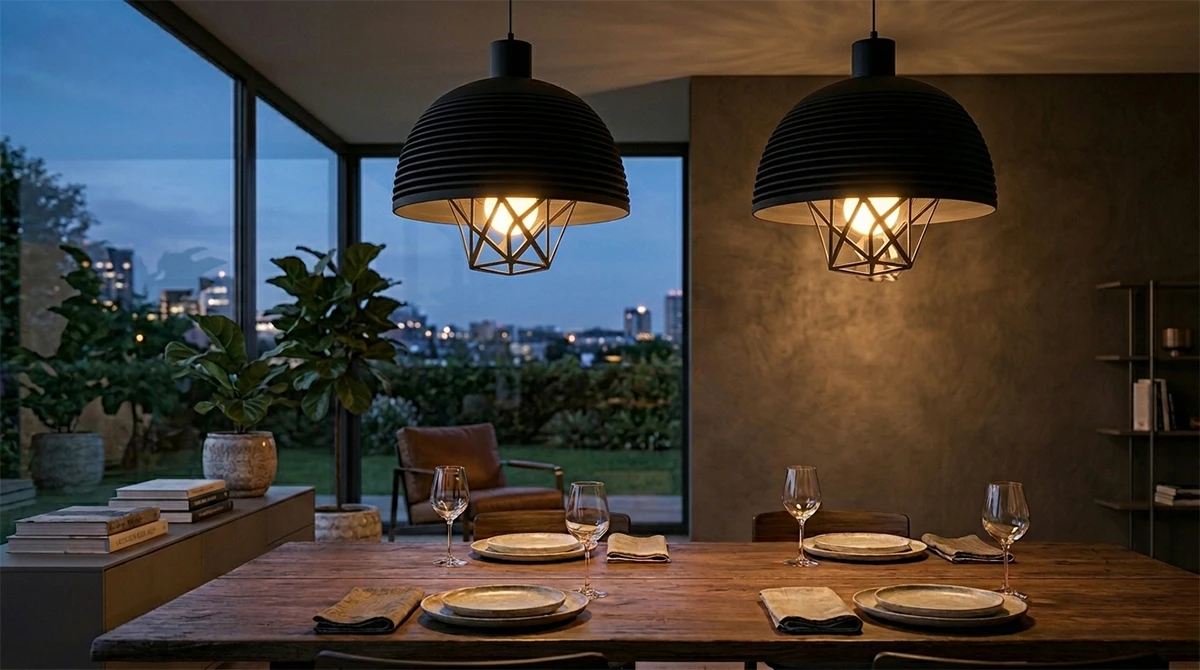 NextShapes-ASA-Filament-3D-printed-outdoor-lamp-shades-indoor-scene-display