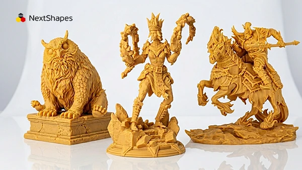 NextShapes Hight Resolution 8K Pro: A High-Precision Red Wax Material Engineered for 3D Printing for Figurines and Character Head Sculpts