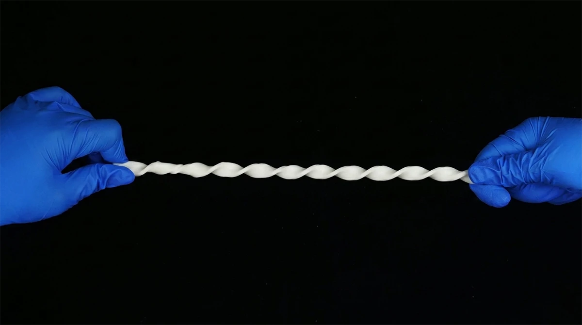 NextShapes-Flexible-Resin-3D-printed-flexible-strap-stretching-test-display