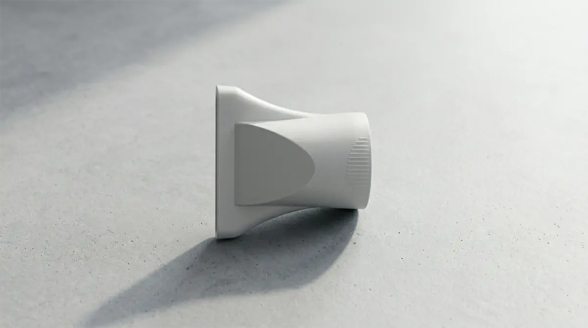hairdryer nozzle 3d printed sample