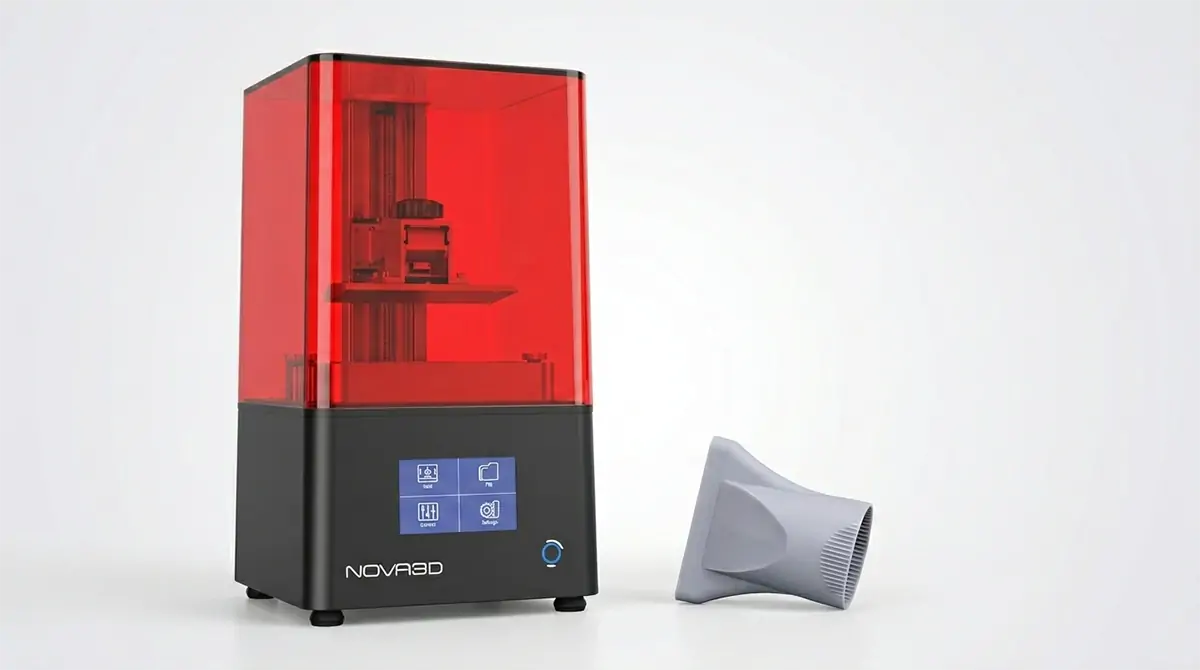 hairdryer nozzle lcd 3d print setup