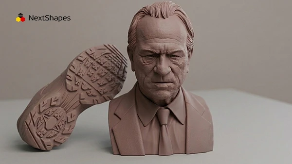nextshapes 405nm lcddlp 3d printing material shoe mold & head sculpt a specialized resin for highly detailed shoe mold and head sculpt prototypes