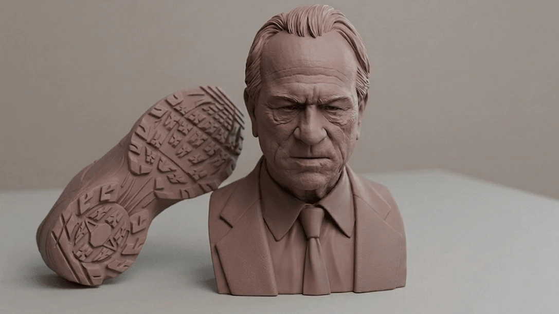 NextShapes Shoe Mold & Head Sculpt is a matte 3D resin delivering high detail, stable dimensions, and easy cleaning for prototypes and molds.